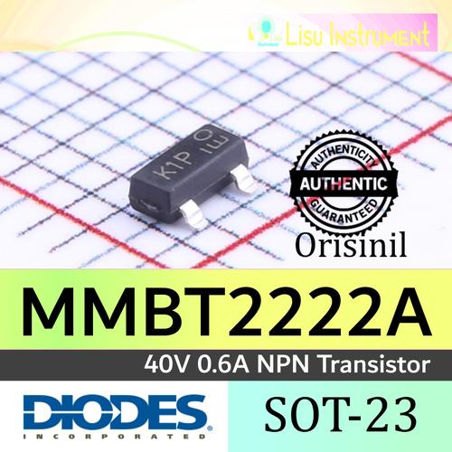 Jual ORIGINAL MMBT2222A 2222A K1P NPN 600mA 40V Transistors SOT23
