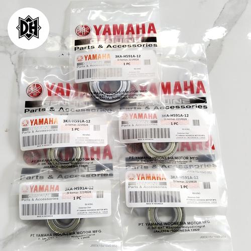 Jual BEARING RODA DEPAN BELAKANG+NAP GEAR RX KING LAMA/NEW RX S