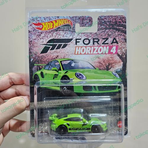 Jual Hot Wheels Forza Horizon 4 Porsche 911 GT3 RS Green Hijau