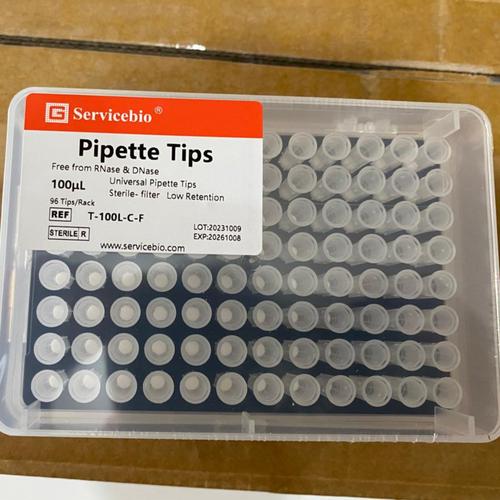 Jual Filter Tips, Racked, 100 μL Low Retention, sterile 1 rack 96tips ...