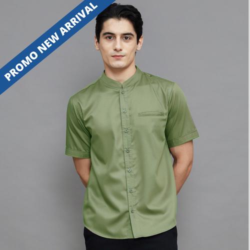 Izzue Kemeja Koko Long Sleeve Polos