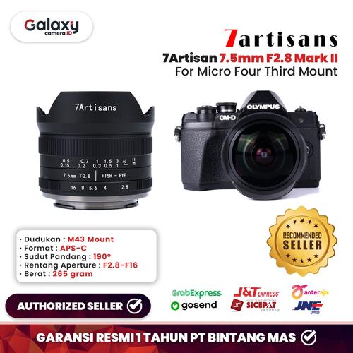 Promo Lensa 7Artisans Mark II For Micro Four Third
