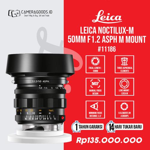 Jual Leica Noctilux-M 50mm ASPH Lens M Mount #11686 (Deposit