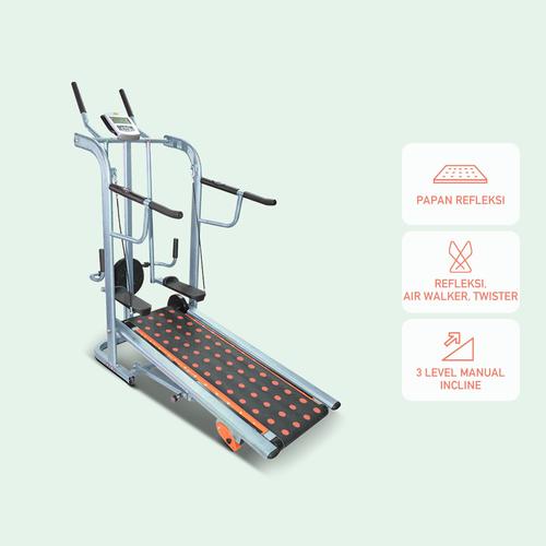 Promo Jaco Cure Flex 111 Alat Fitness Treadmill Manual Refleksi