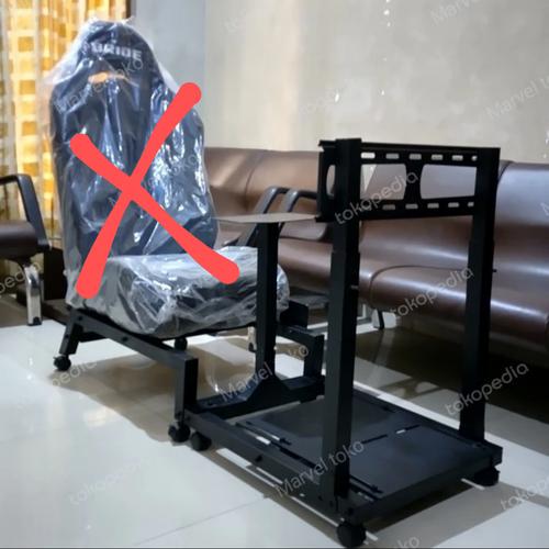 Gaming Rig Stand Jual Rig + stand tv TANPA JOK rangka 1 tiang Marvel simulator racing ...
