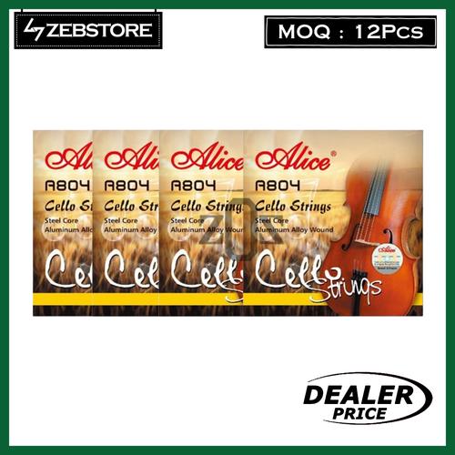 Jual 12Pcs Senar String Cello Alice A804 4/4 Nylon Core - Kota Bandung ...