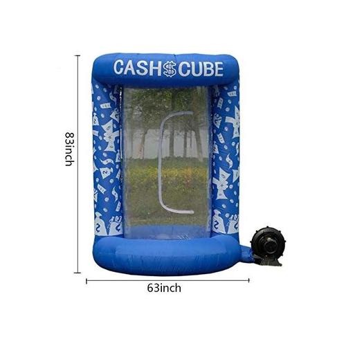 Jual Lamrui Inflatable Money Machine Booth Inflatable Cash Cube Machine ...