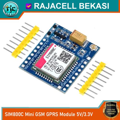 Module SIM800C GSM GPRS Serial Modem for Arduino Dual Antena Quad Band di  Rajacell Bekasi Tokopedia