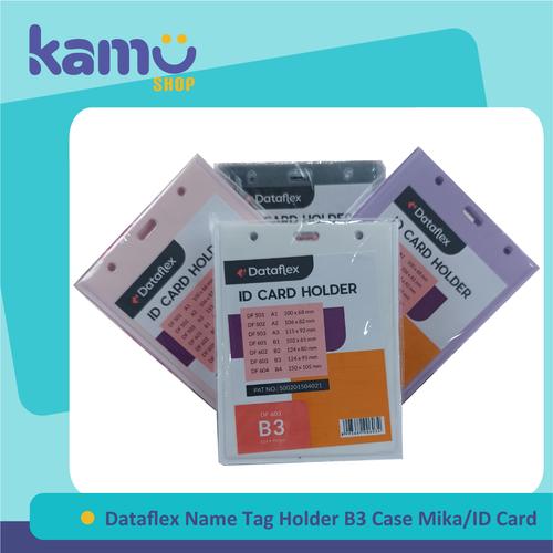 Jual Dataflex Id Card Holder B3/Name Tag Case Plastik Mika VC603