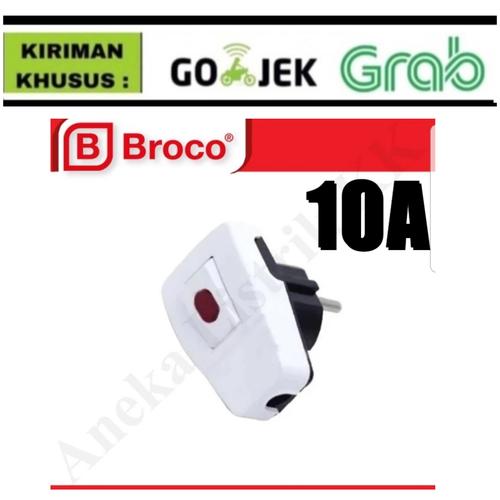 Jual BROCO STEKER SAKLAR + PLUS LAMPU ON OFF 10A ASLI ORIGINAL 13311-65 ...