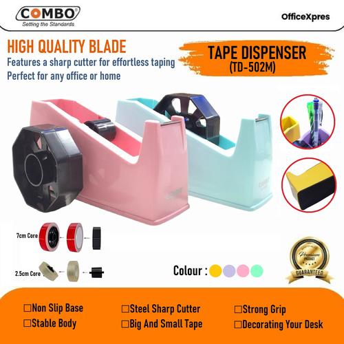 Cutter Isolasi Jual Tape Dispenser Isolasi TD-502M / Tape Cutter 2in1 / Tempat Isolasi ...