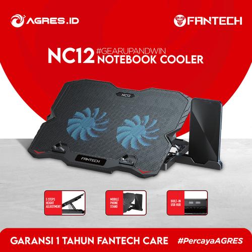 Promo Fantech NC12 Notebook Cooler / Cooling Pad Fan Kota