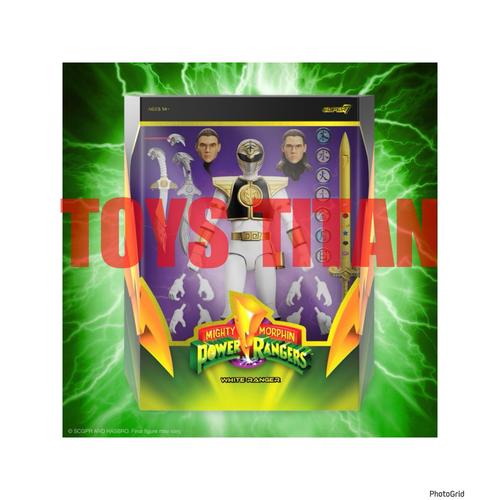Power Rangers Ultimates White Ranger Jual Super7 Mighty Morphin Power Rangers Ultimates White Ranger - Kota ...
