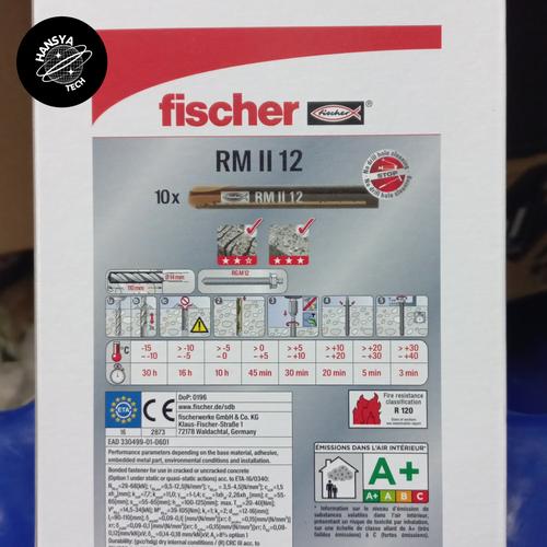 Jual FISCHER RM II M12 CHEMICAL ANCHOR CAPSULE LEM ANGKUR KAPSUL