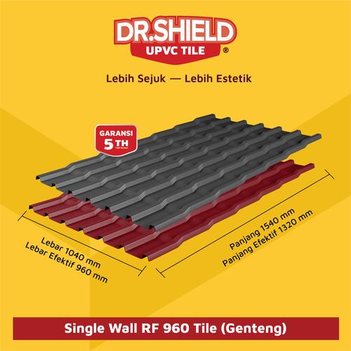 Jual Atap UPVC model genteng - Kab. Bekasi - BANGUN ATAP PERKASA