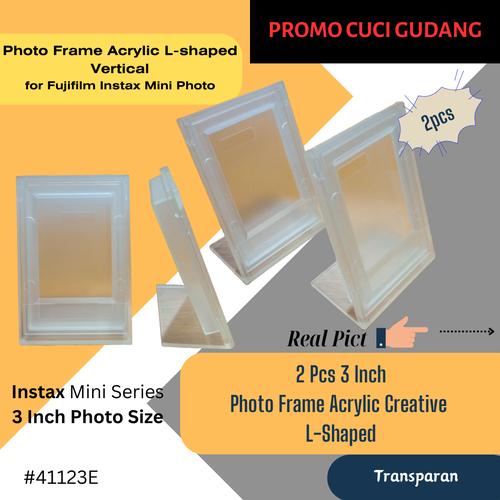 Jual #41123E Frame Photo Acrylic 3inch Size Photos for Fujifilm