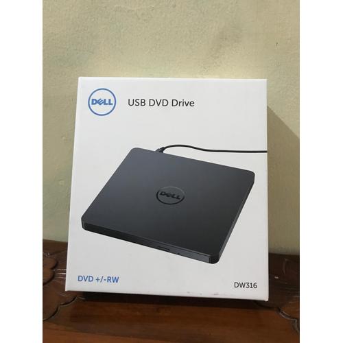 Jual DELL DW 316 External USB Slim DVD+/RW Optical Drive DW316 ORIGINAL Jakarta Barat