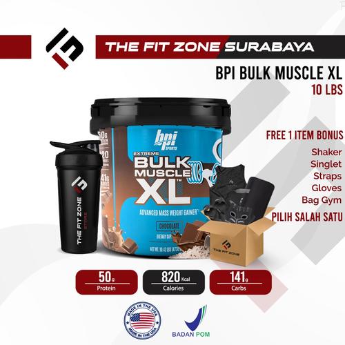 Jual BPI Sports Bulk 10 Lbs Muscle XL Gainer Weight Gainer Kota