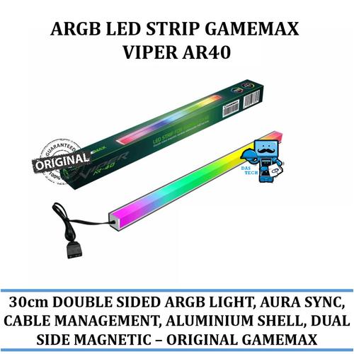 Jual ARGB LED Strip Gamemax Viper Ar40 - Original Gamemax - Jakarta ...