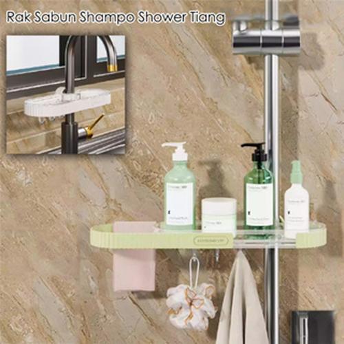 Promo RST - Rak Sabun Shampo Tiang Shower Rak Kran Sink Dapur Minimalis ...