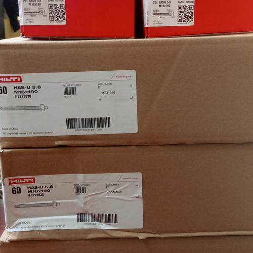 Jual Anchor rod HAS-U 5.8 M16X190 HILTI - Kota Tangerang - AA FASTENER ...