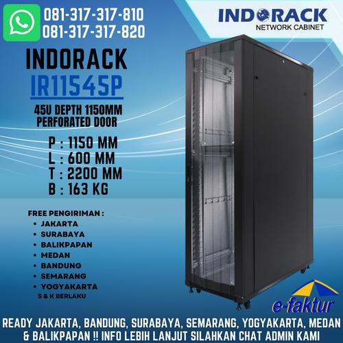 Jual INDORACK CLOSE RACK SERVER PERFORATED DOOR - IR11545P 45U DEPTH ...