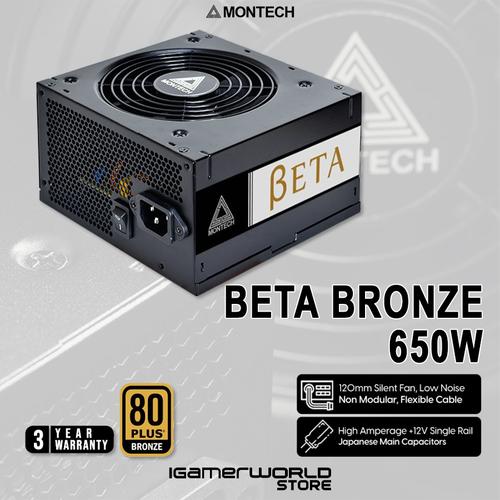 Jual Montech BETA 650W 650 Watt 80 PLUS Bronze ATX PSU - Kota Surabaya ...
