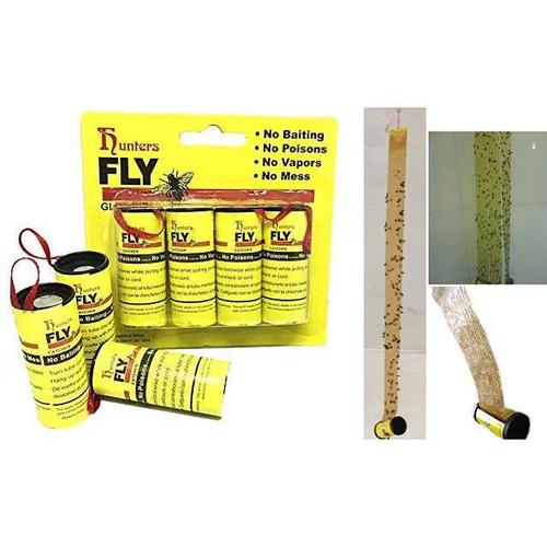 Promo Lem Kertas Perangkap Lalat Nyamuk Magic Paper Strip Strong Glue 4 ...