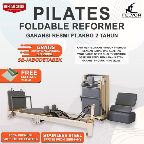 Promo Felvon Pilates Foldable Reformer Aluminium Cicil 0 3x