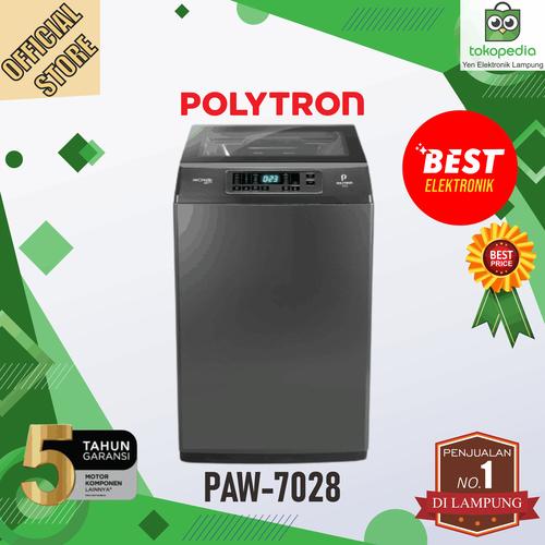 Jual Mesin Cuci POLYTRON PAW 7028Y Zeromatic Laguna Hijab 7 KG 1 Tabung ...