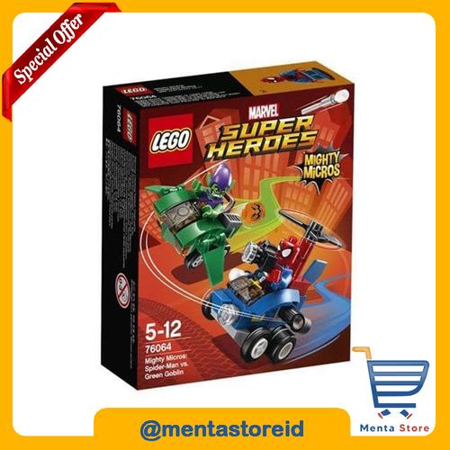 Jual LEGO Super Heroes # 76064 Mighty Micros Spider-Man vs. Green 