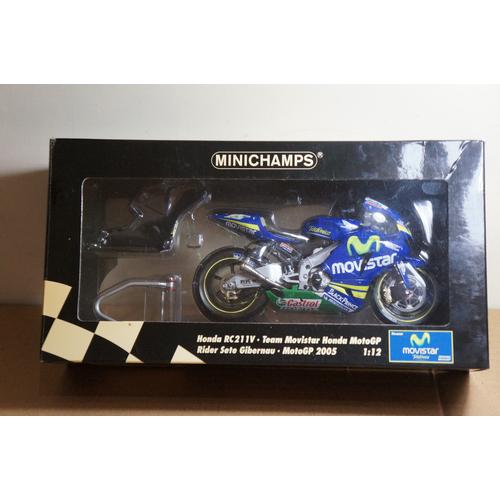Moto 1/12 ixo Altaya (noN Minichamps) Honda RC211V SETE GIBERNAU 2004