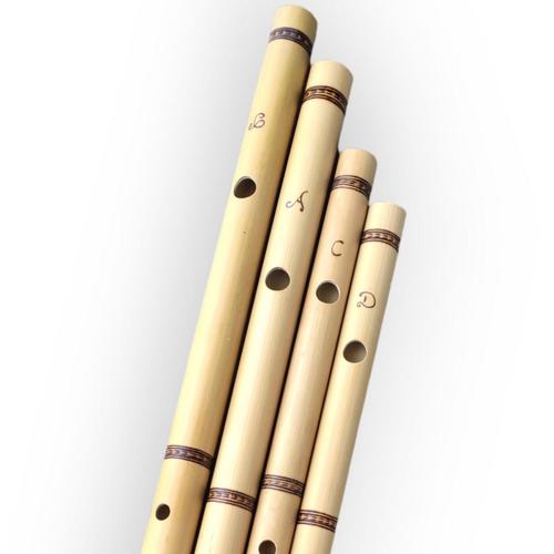 Jual alat musik Suling bambu tradisional dangdut 1 set nada a c d g ...