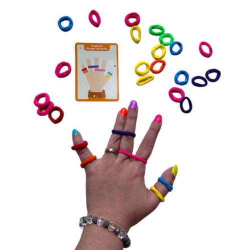 Jual FINGER ACTIVITY CARD / Color Pattern Activity | Mainan Montessori ...