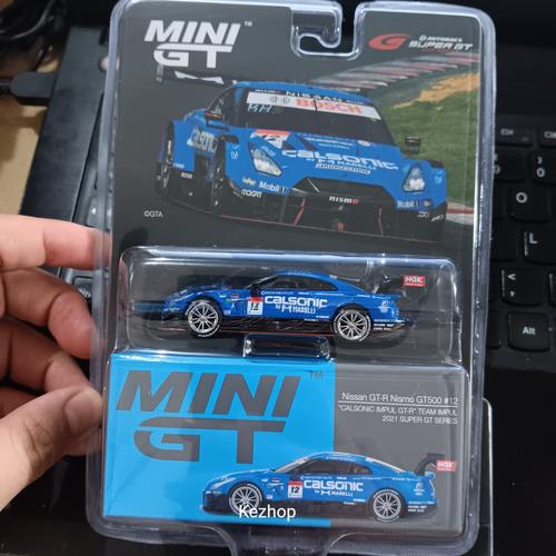 Jual Mini GT 636 Nissan GT-R Nismo GT500 #12 Team Impul 2021 SUPER