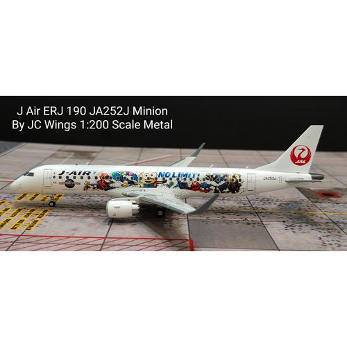 飛行機模型1/200 JC wings J-AIR エンブラエルERJ190