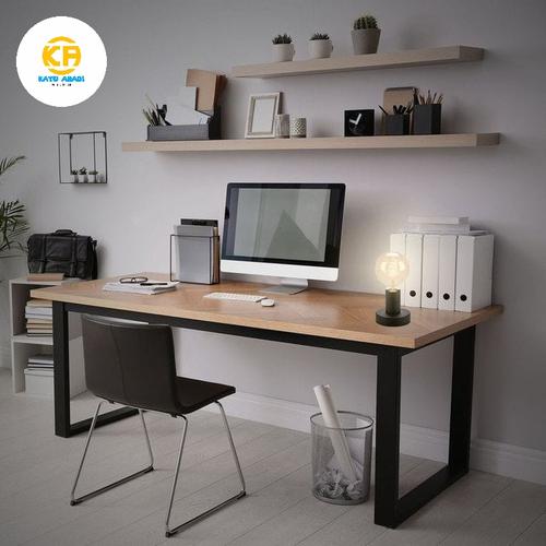 Jual Meja computer minimalis kayu mahogani asli ukuran 200×100×75 ...