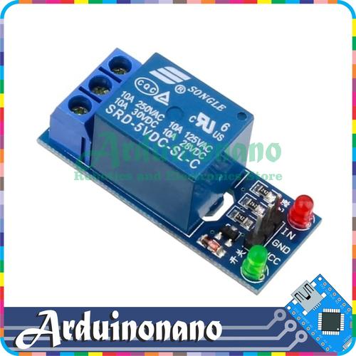 Jual 1 CHANNEL 12V RELAY MODULE with LED indicator red and blue - Kota ...