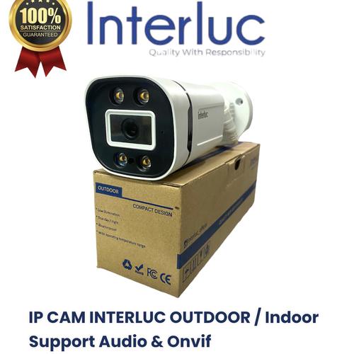 Jual IP Camera CCTV Indoor/Outdoor Interluc EDGE 4MP + POE Full Color ...