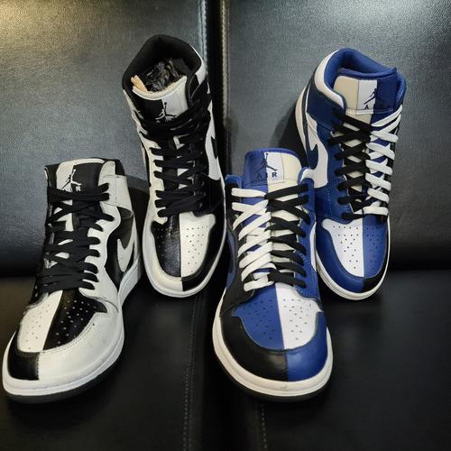 Sepatu AJ1 Air Jordan 1 Joker Homage Mid Se Split french blue panda di Aziz Sneakers Tokopedia