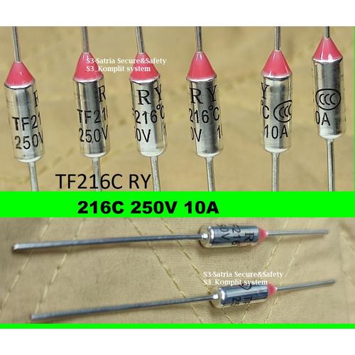 250V 10A Cutoff Fusibile Termico - SODIAL(R) 20 Pz RY Series Metallo TF - Foto 10