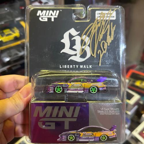 Jual Mini GT Nissan Silvia s15 lbwk ungu formula drift japan card kato ...