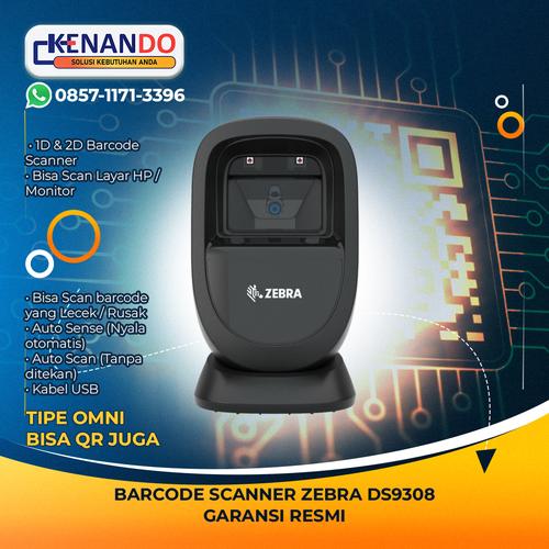 Jual BARCODE SCANNER ZEBRA DS9308 TIPE OMNI 2 DIMENSI QR GARANSI