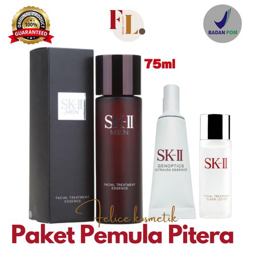 Jual SK-II SKII SK II FTE MEN 75 ML GENOPTICS AURA ESSENCE CLEAR LOTION ...