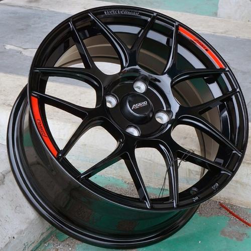 Promo Velg Astro Flow Forged ASTR27R 15x6.5 H 4x100 ET40 CB 73.1 Black ...
