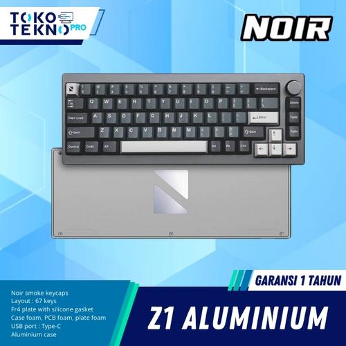 Promo Noir Z1 Full Build Aluminium Custom Mechanical Gaming Keyboard ...