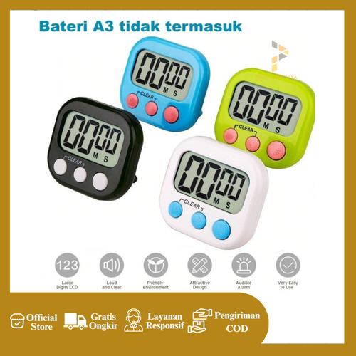 Jual Digital Timer Kitchen Mini LCD Alarm Timer Masak Dapur Clock ...