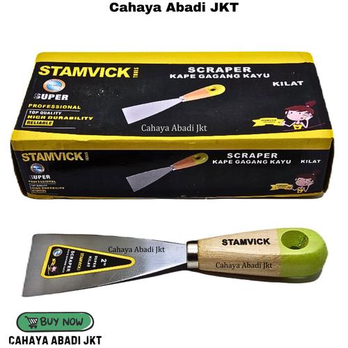 Jual Kape Gagang Kayu Stamvick 2in - Scraper Gagang Kayu 2