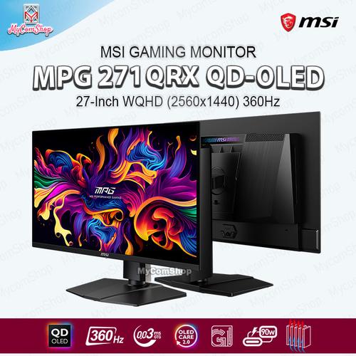 MPG271QRX WQHD27インチQD-OLED ゲーミングモニター MSI MPG 271QRX QD-OLED