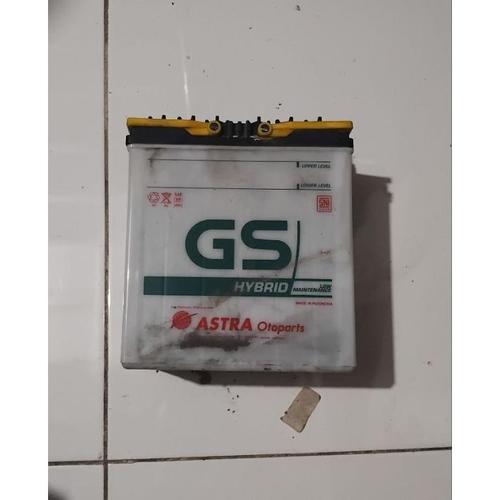 Jual Termurah OBRAL BEKAS AKI MOBIL GS ASTRA HYBRID NS40 12 V 35 AMPERE